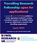 Bowel Research UK  Travelling Research Fellowship Programme